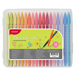Plus Pen 3000 36 Colores Monami