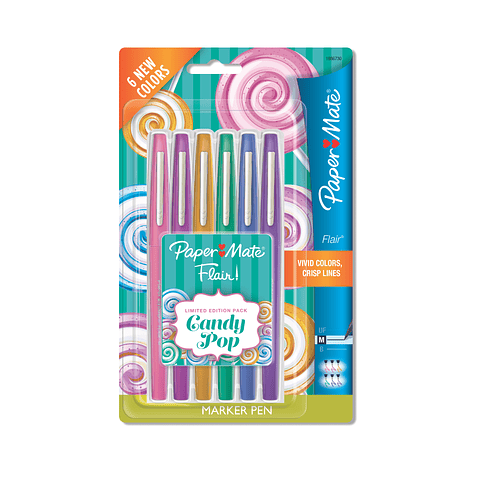 Flair 6 Colores Fashion Papermate