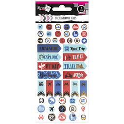 Sticker Planner Viajes Lavoro