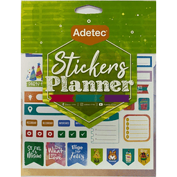 Block de Stickers Planner Travel Adetec