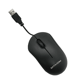 Mouse básico con cable negro Datacom