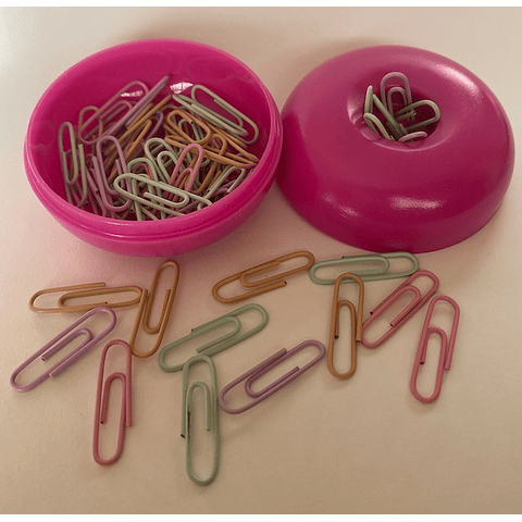 Dispensador Clips Rosado MIO