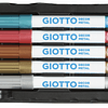 Marcadores Metálicos 5 colores Giotto 