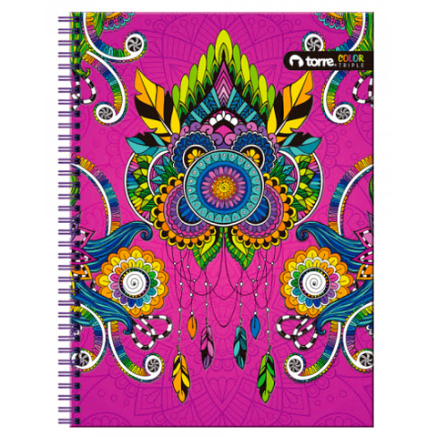 Cuaderno Top "Triple color" Torre