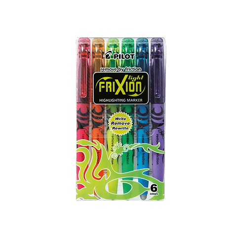 Destacador Frixion Light 6 unidades Pilot