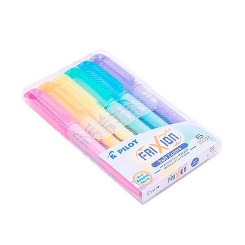 Destacador Frixion Light Soft 6 Unidades