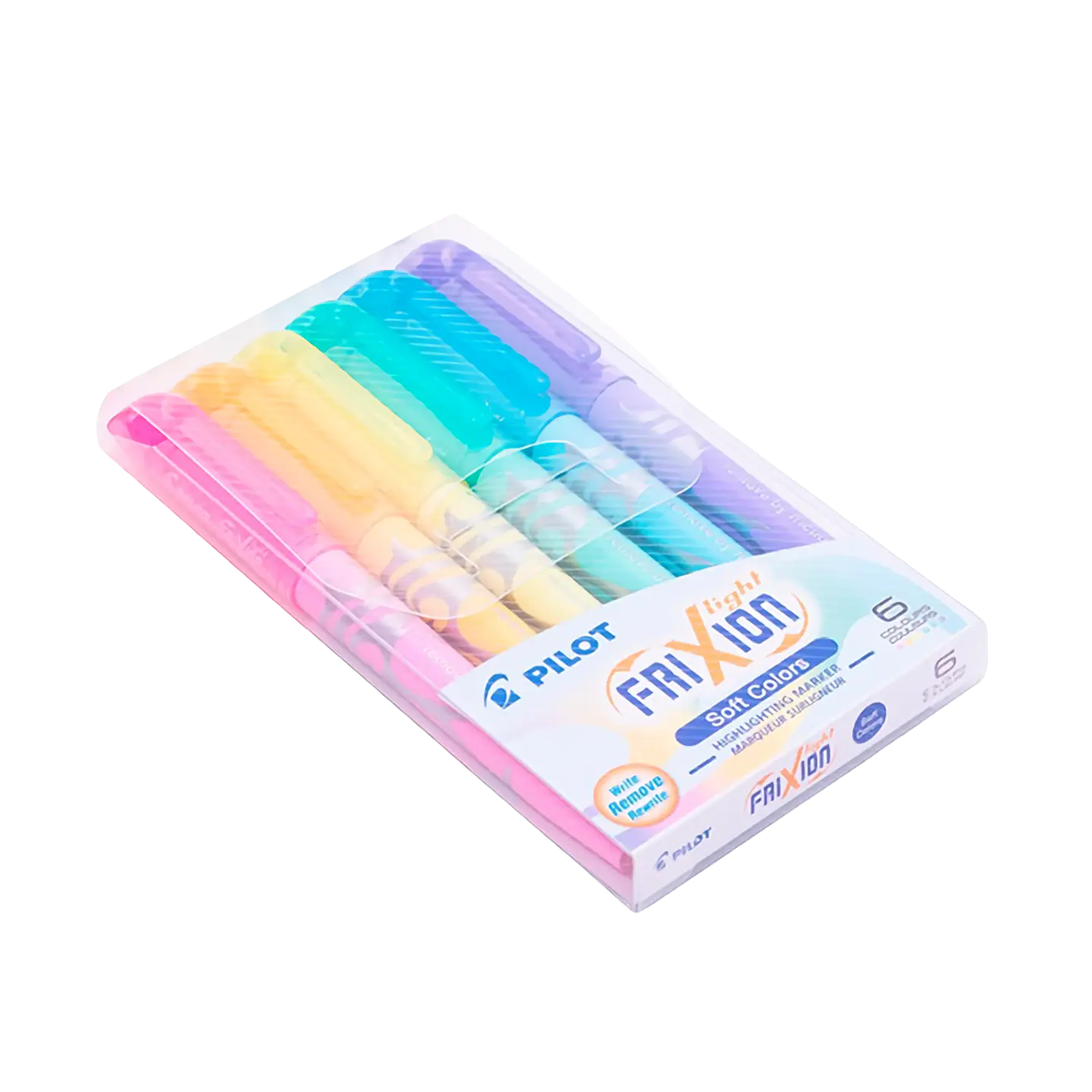 Destacador Frixion Light Soft 6 Unidades 1