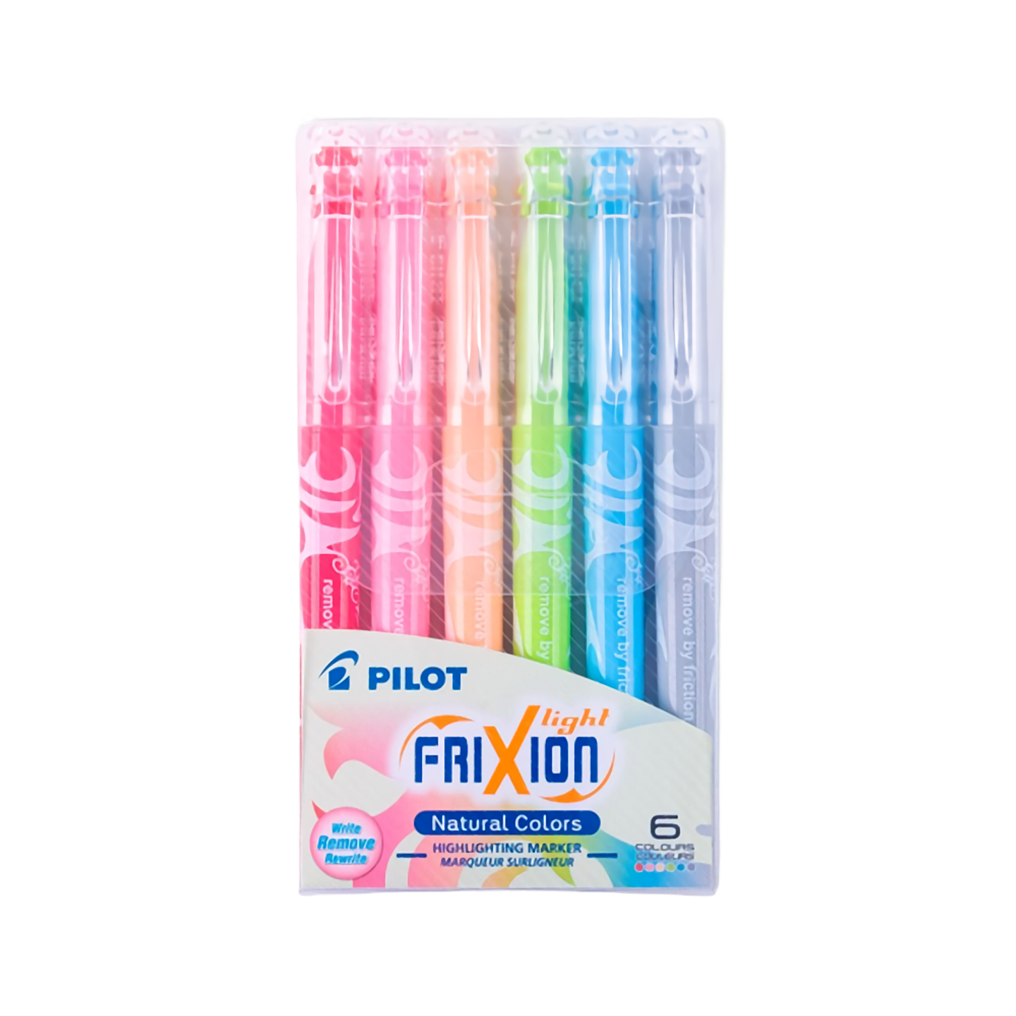 Destacador Frixion Light Natural 6 Unidades Pilot 1
