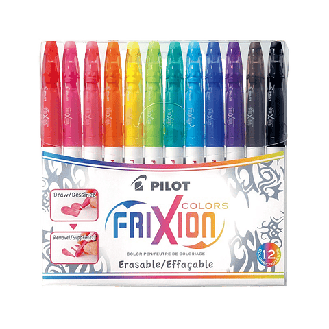 Marcadores Frixion Colors 12 Unidades