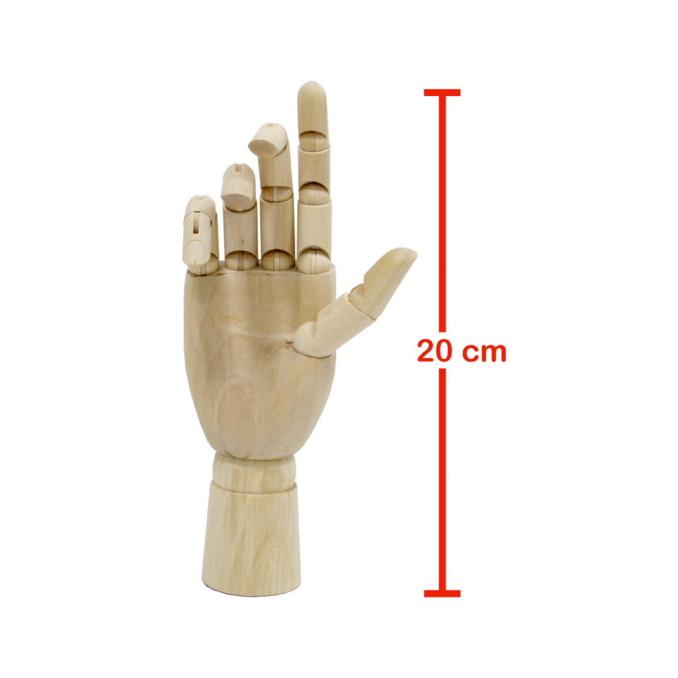 Mano articulada de madera 2
