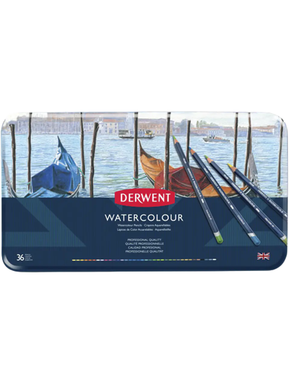 Lápices Acuarela Derwent Set 36 Colores 1