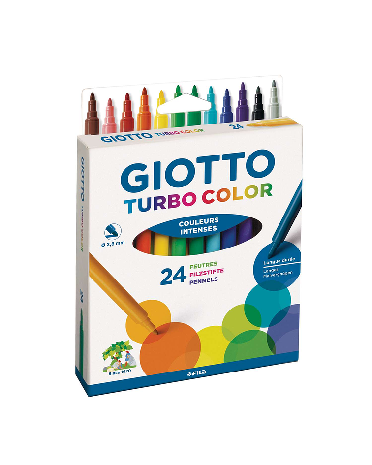 Marcador Escolar Giotto Turbo Color