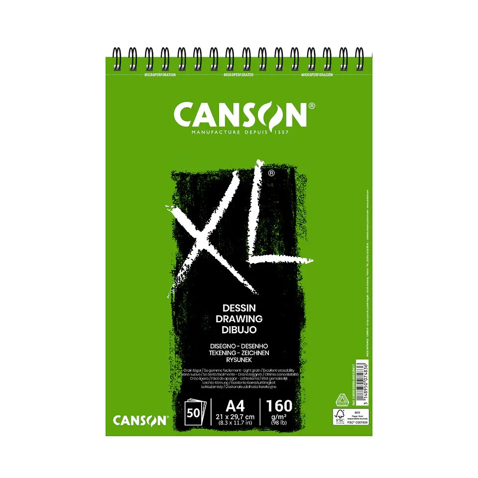 Croquera Canson XL Dessin Drawing - Distintas Medidas 3