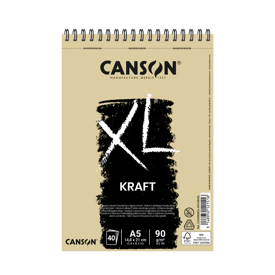 Canson XL Kraft - Distintas Medidas 1