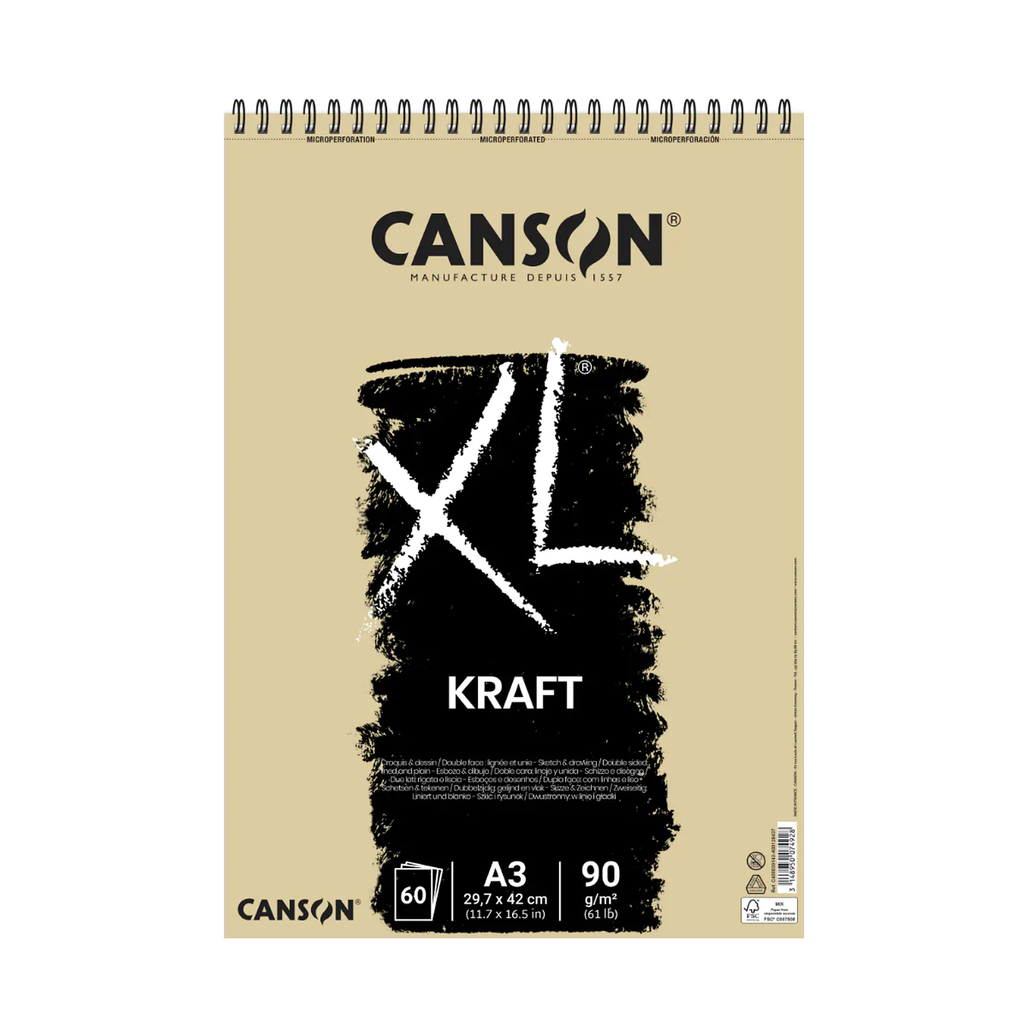 Canson XL Kraft - Distintas Medidas 3