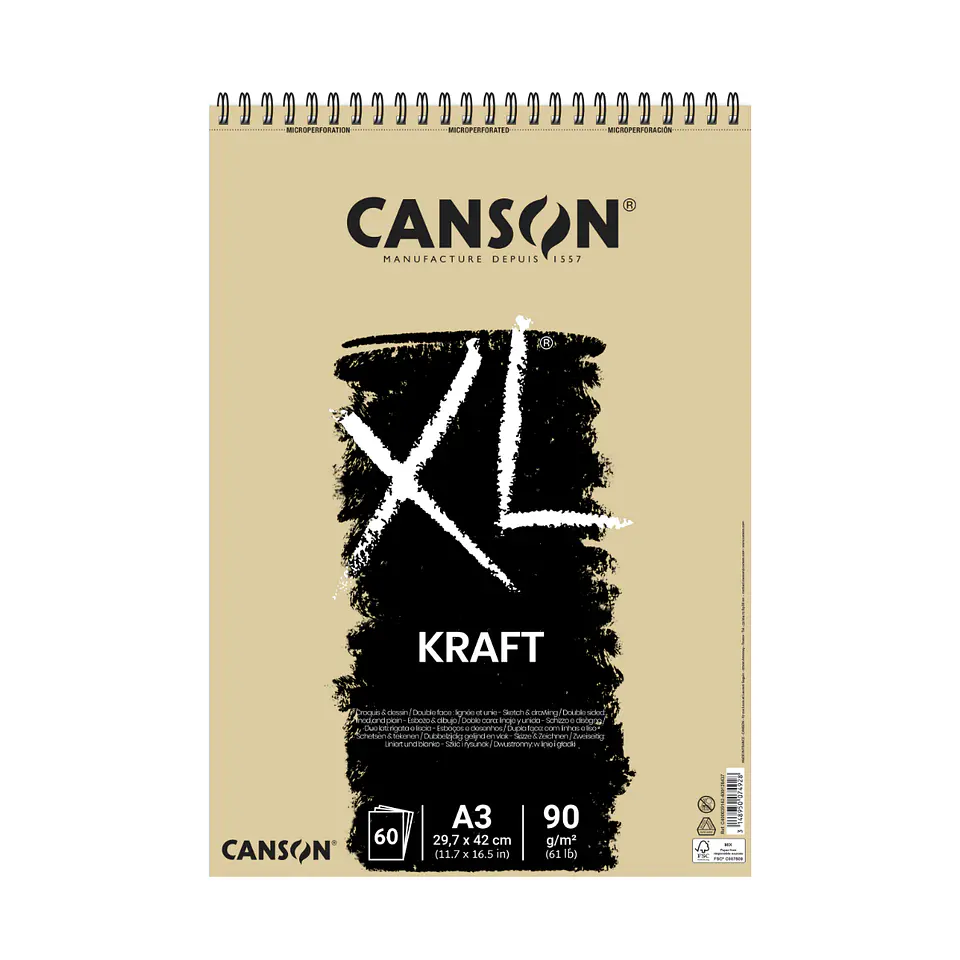 Canson XL Kraft - Distintas Medidas 3