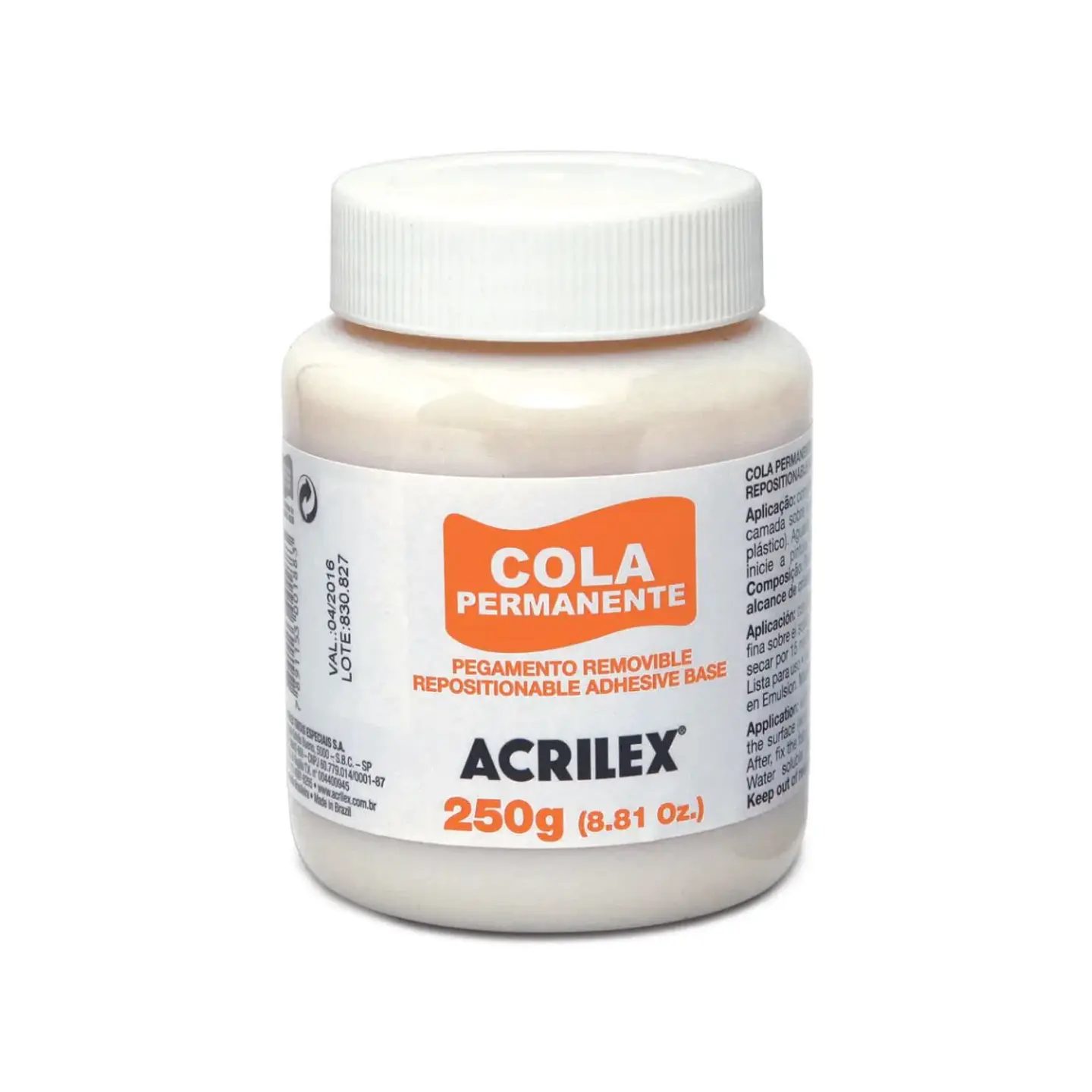 Cola Permanente Acrilex 3