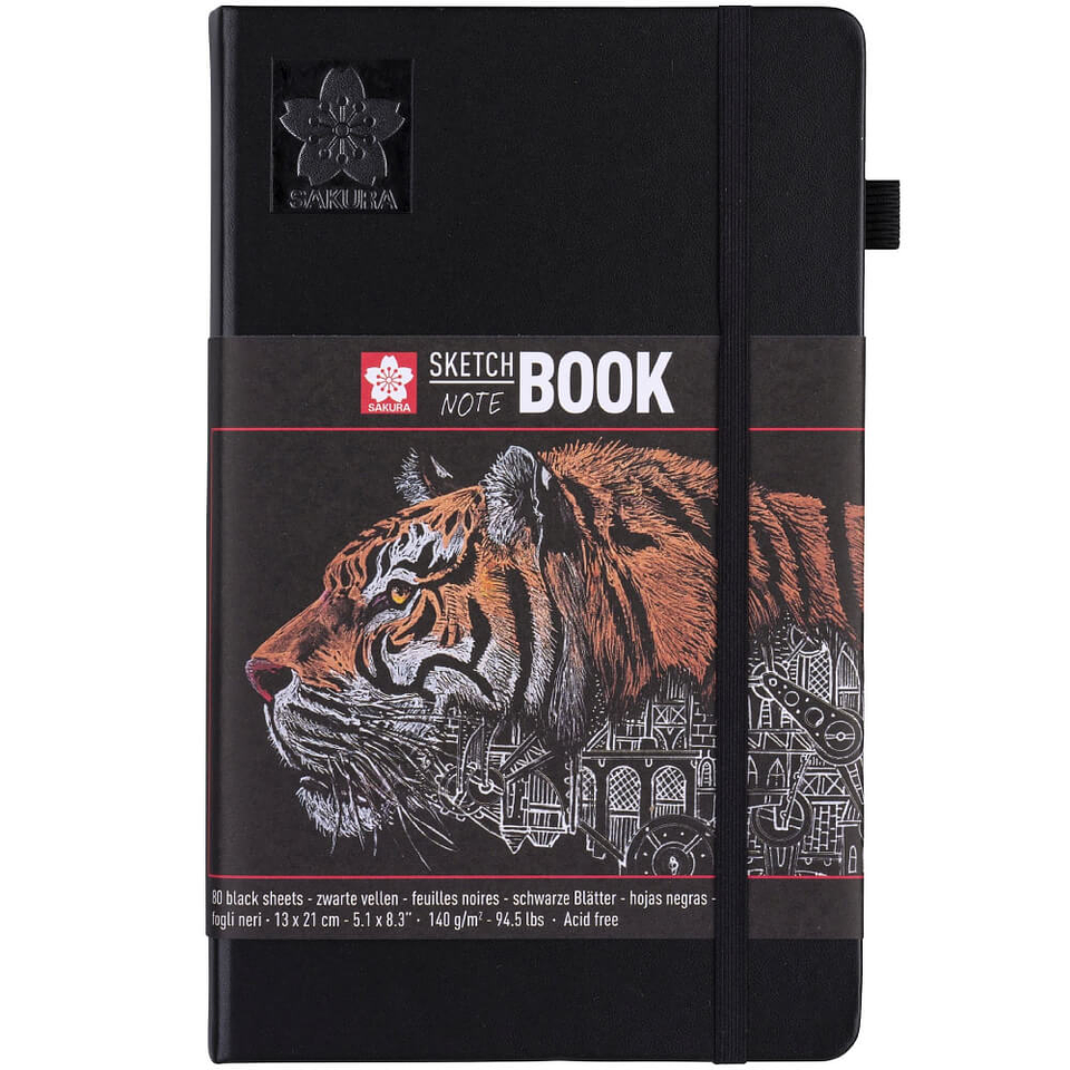Sketchbook Sakura 80hj 140gr - Hoja Negra 3