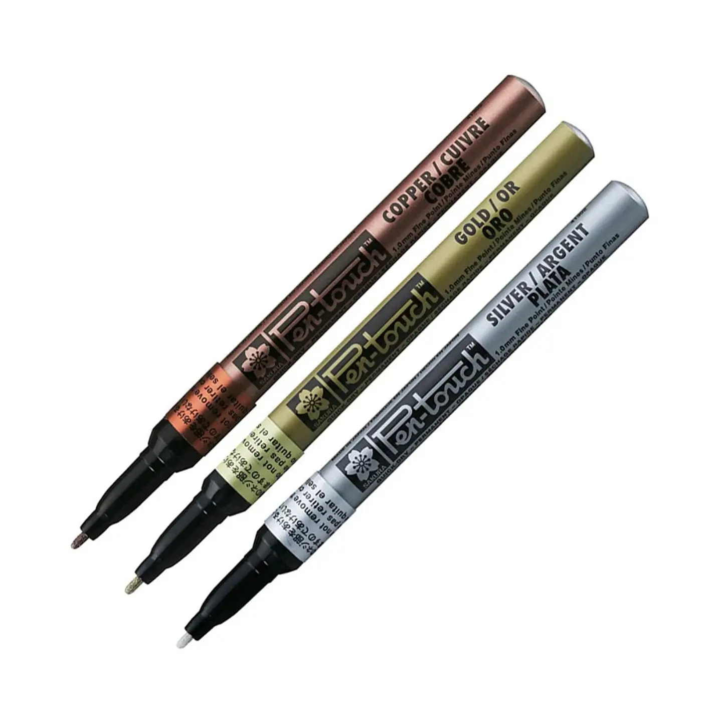 Pentouch Marcadores Permanentes Finos 1 Mm Sakura 1