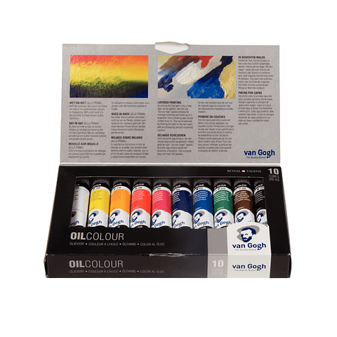 Óleo Van Gogh Estuche 10 Colores 20ml