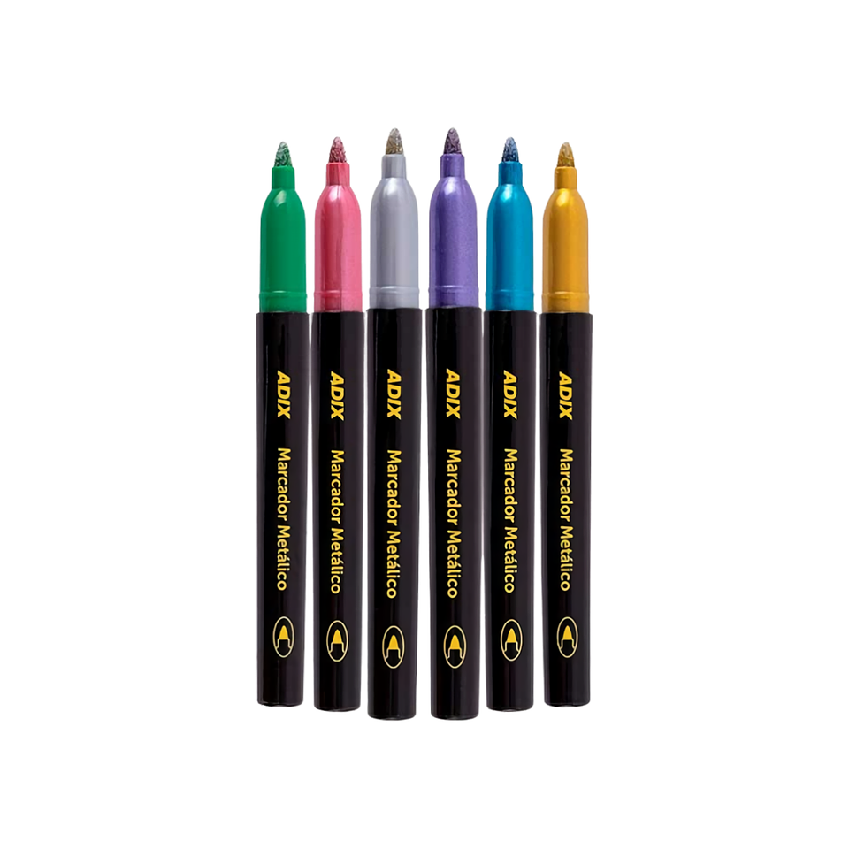 Marcadores Metálicos Punta Fina 2