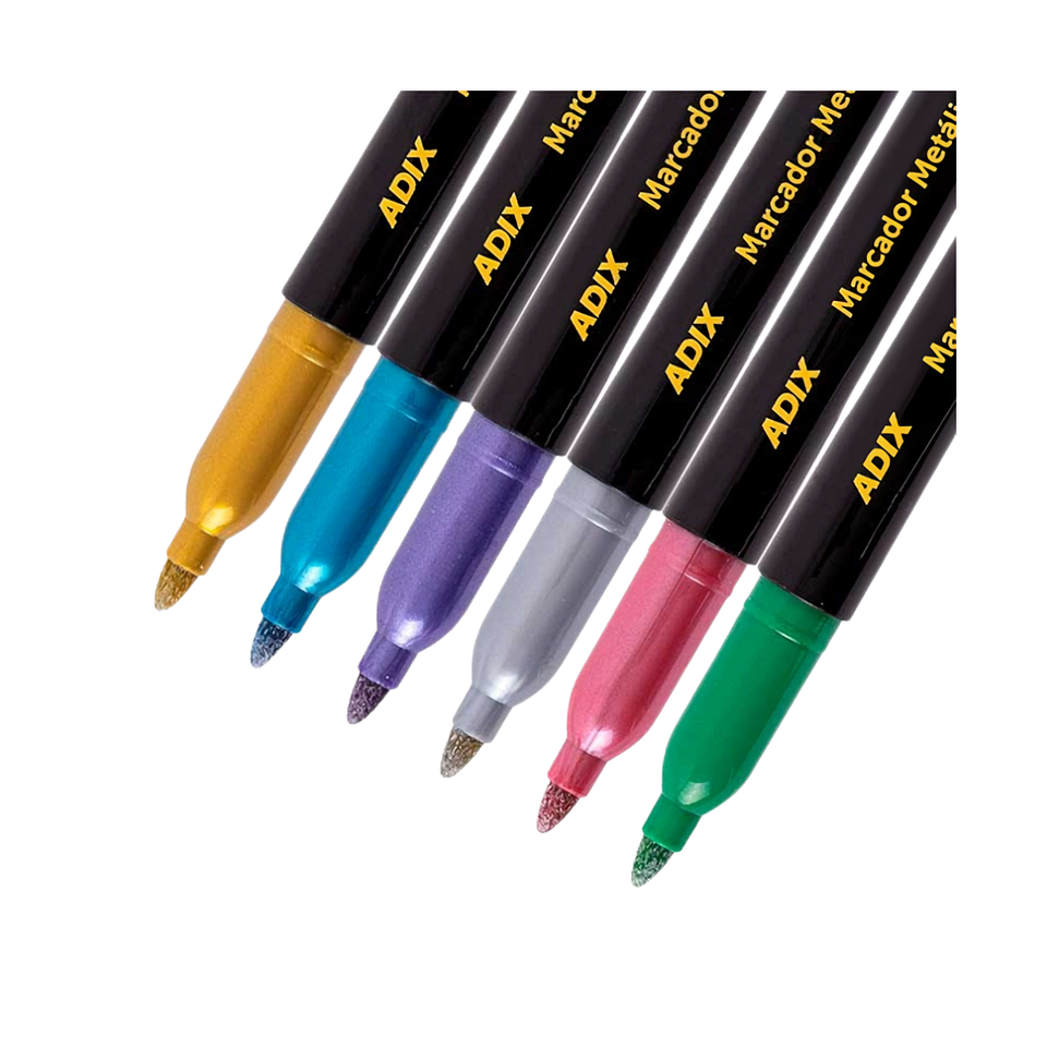Marcadores Metálicos Punta Fina 3