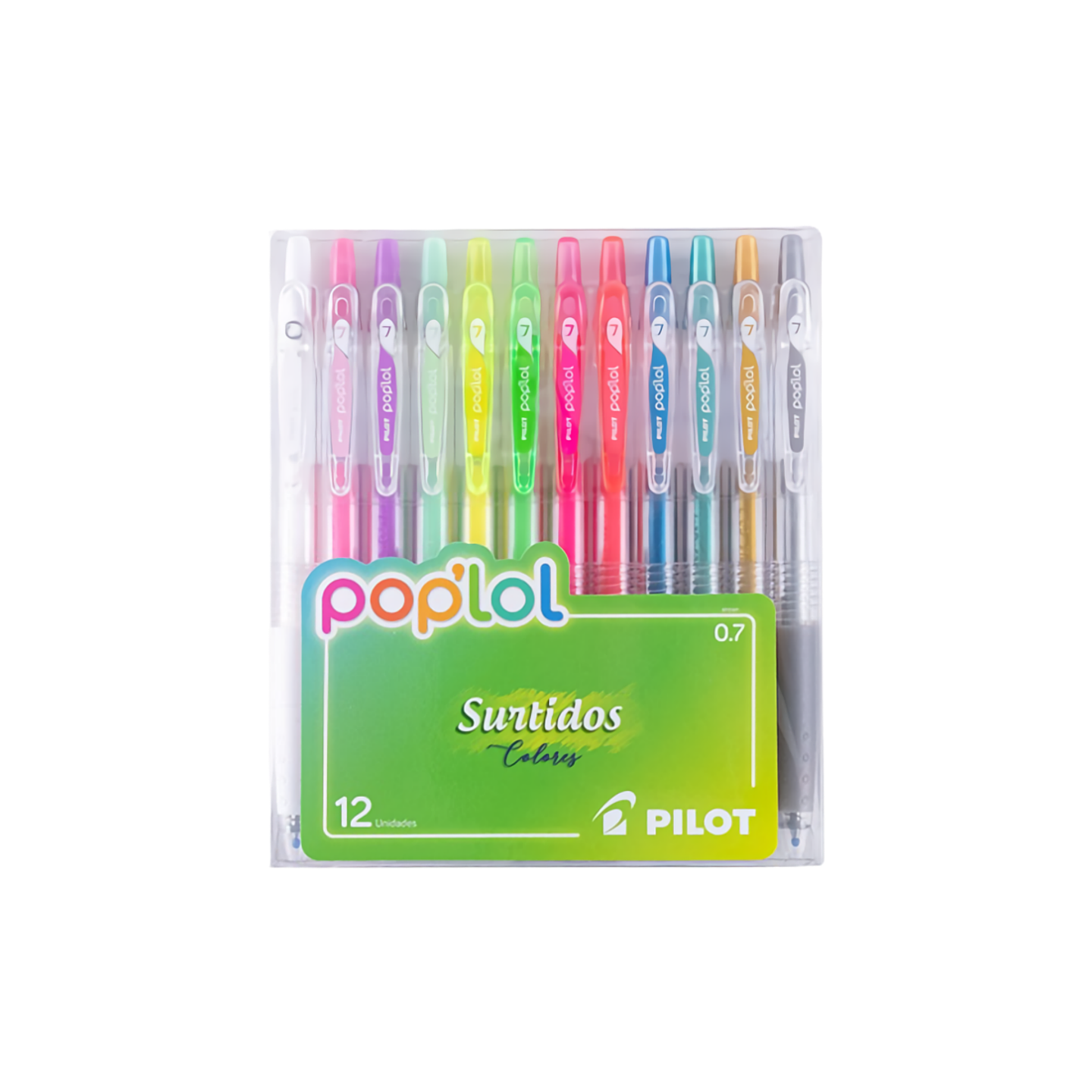 Set Poplol 12 Colores Lollipop 1