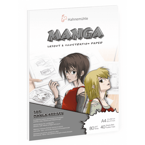 Block Dibujo Manga Hahnemuhle 80gr A4 40hjs