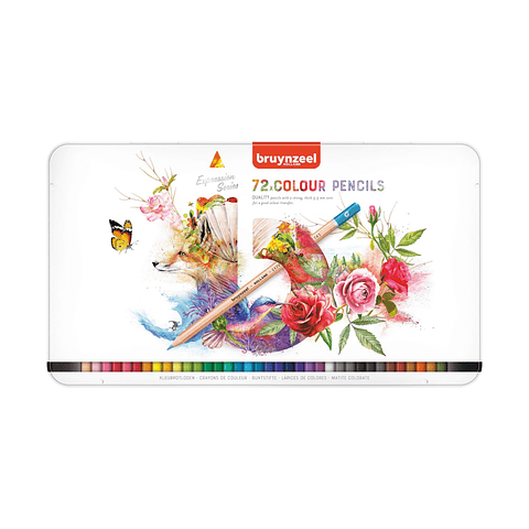 Lápices De Colores Bruynzeel Expression Set 72 Colores