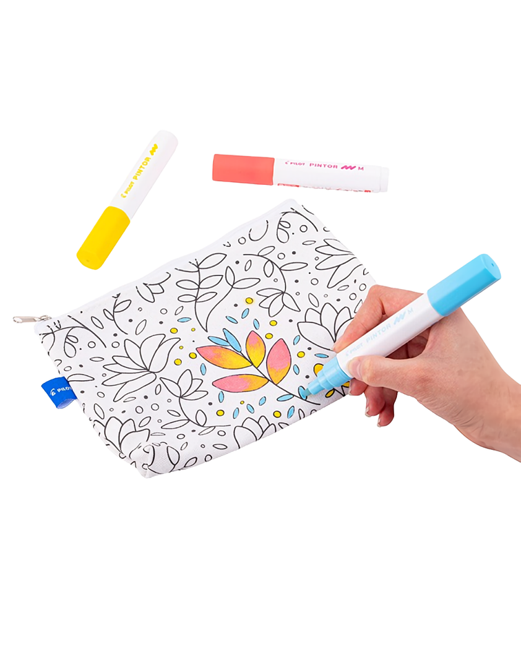 Set Estuche Para Personalizar + 3 Lápices Pintor Medio