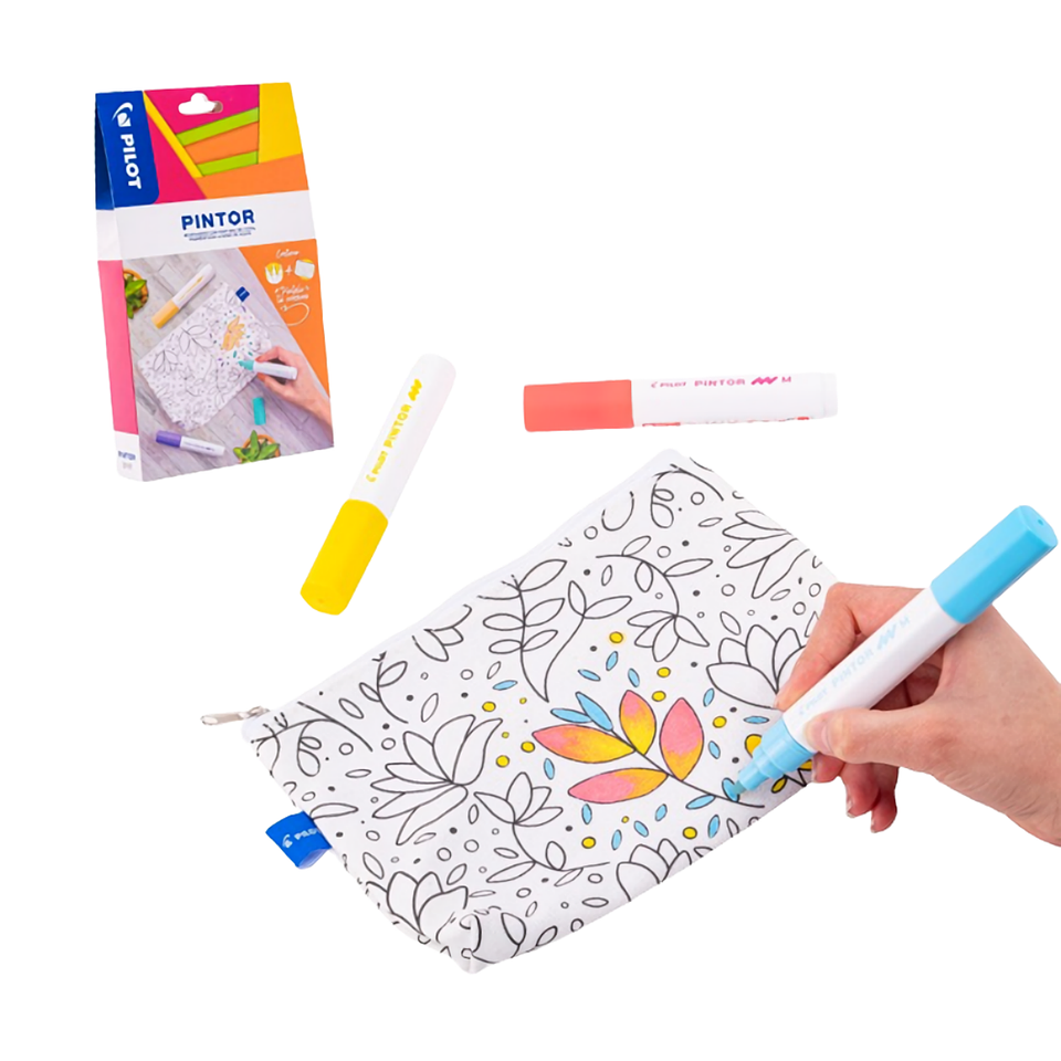 Set Estuche Para Personalizar + 3 Lápices Pintor Medio 1