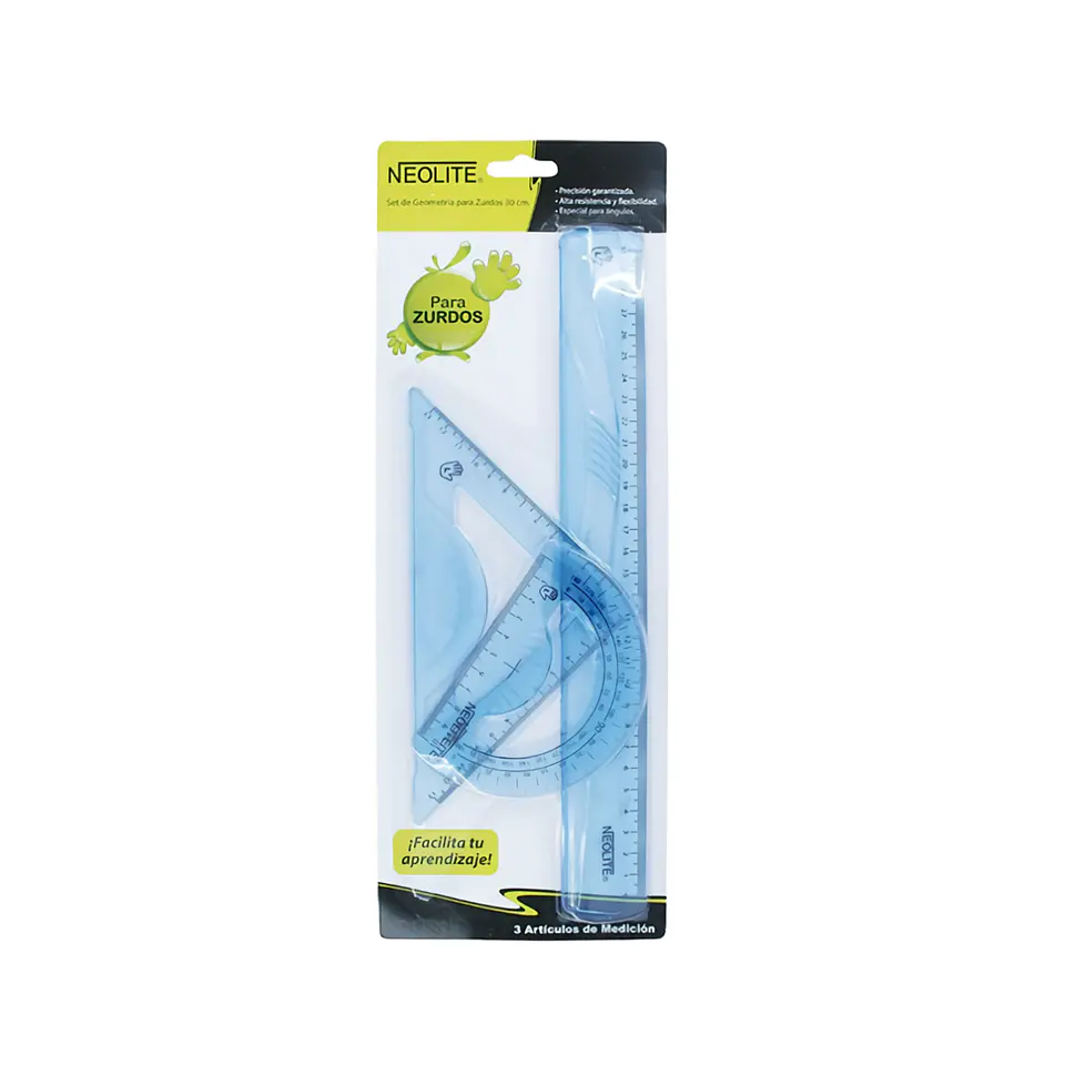 Set Geometría Zurdo 30cm 3 Piezas  1