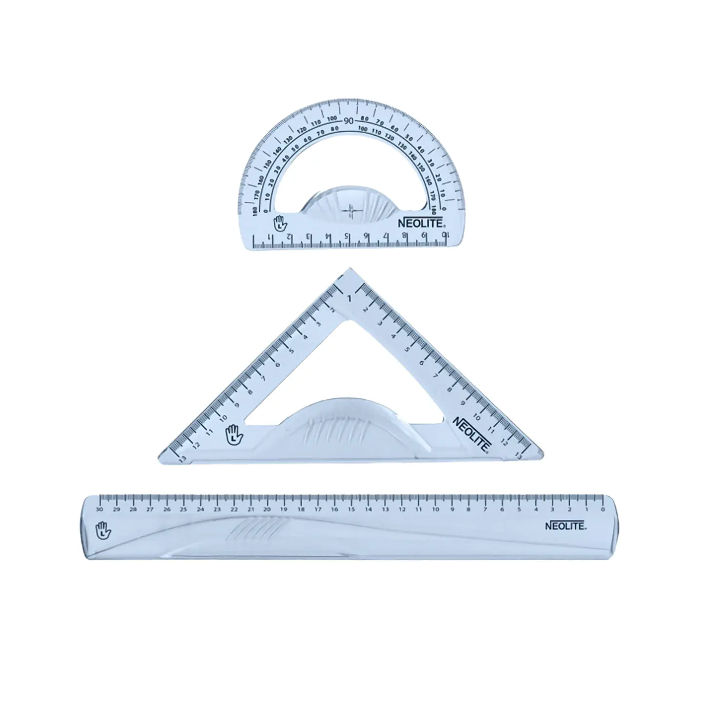 Set Geometría Zurdo 30cm 3 Piezas  2