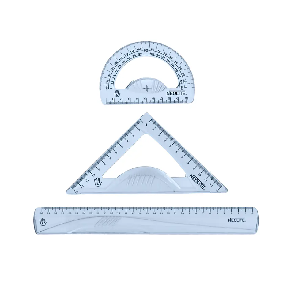 Set Geometría Zurdo 30cm 3 Piezas  2