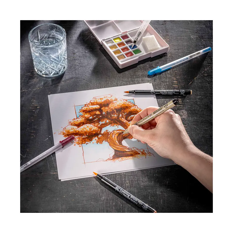 Block Sakura Koi Mix Media 20x20cm 290gr. 12Hj 3