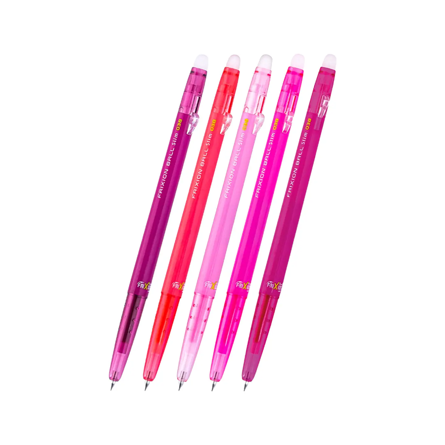 Set Lápices Gel Frixion Slim Ultra Delgado Punta 0.38 3