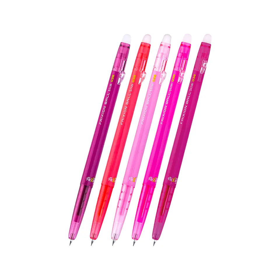 Set Lápices Gel Frixion Slim Ultra Delgado Punta 0.38 3