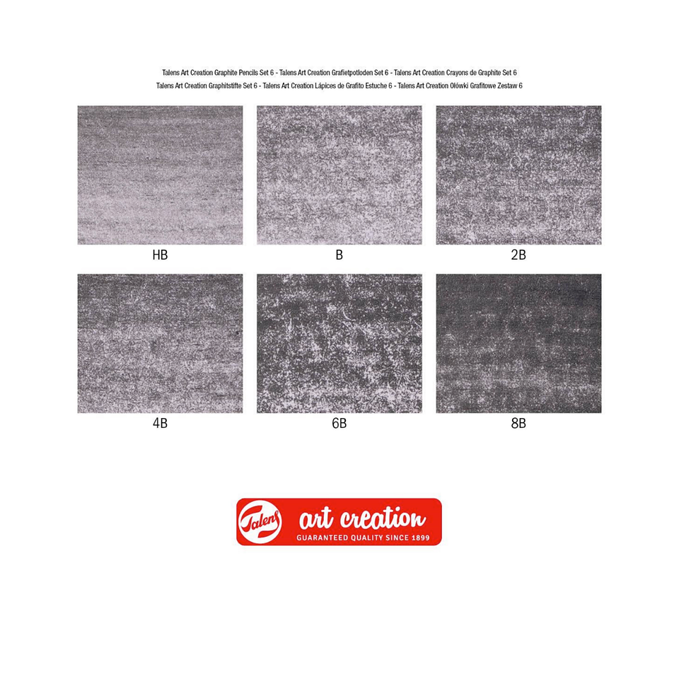 Set 6 Lápices Grafito Art Creation 3