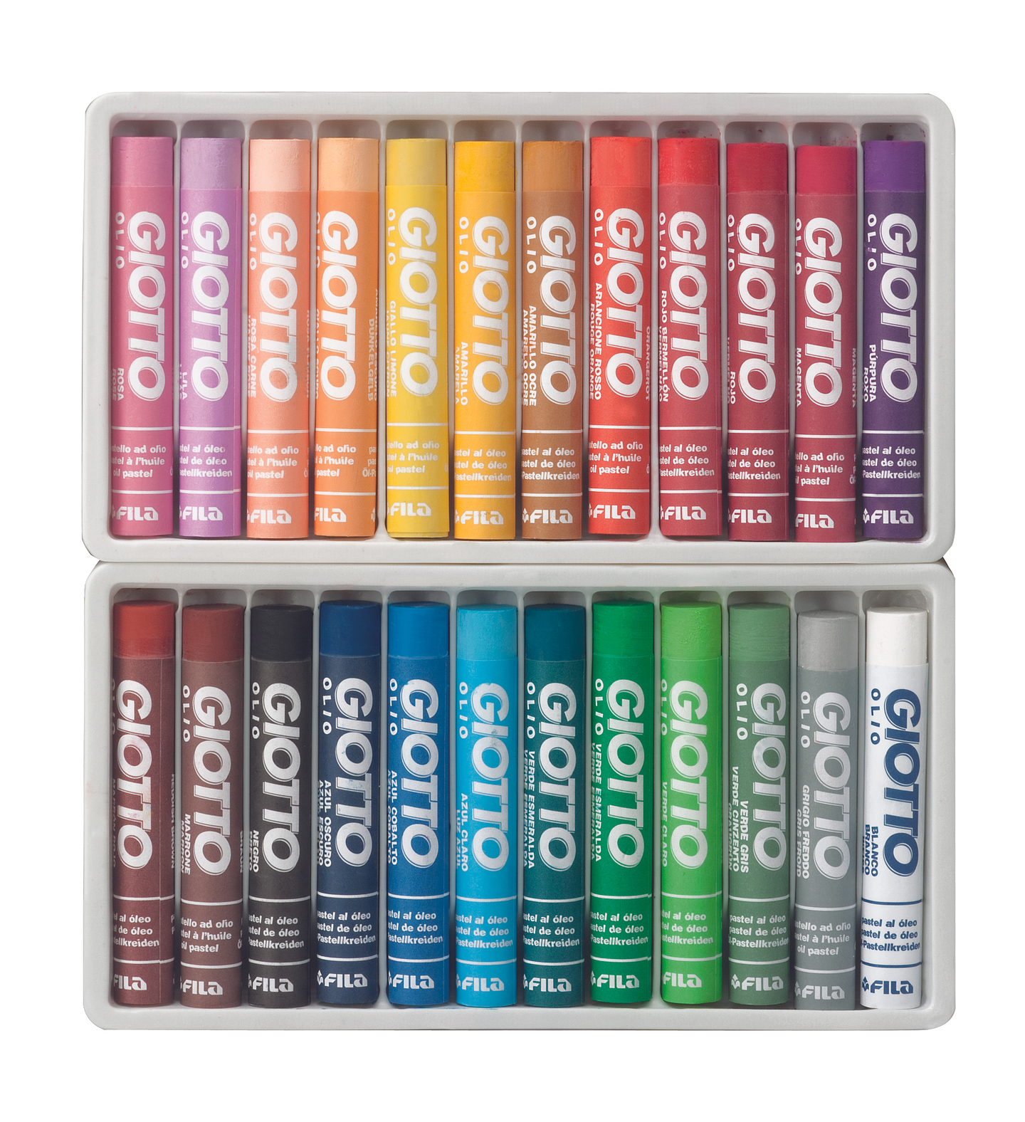 Olio Maxi Pastel Graso 24 Colores 2