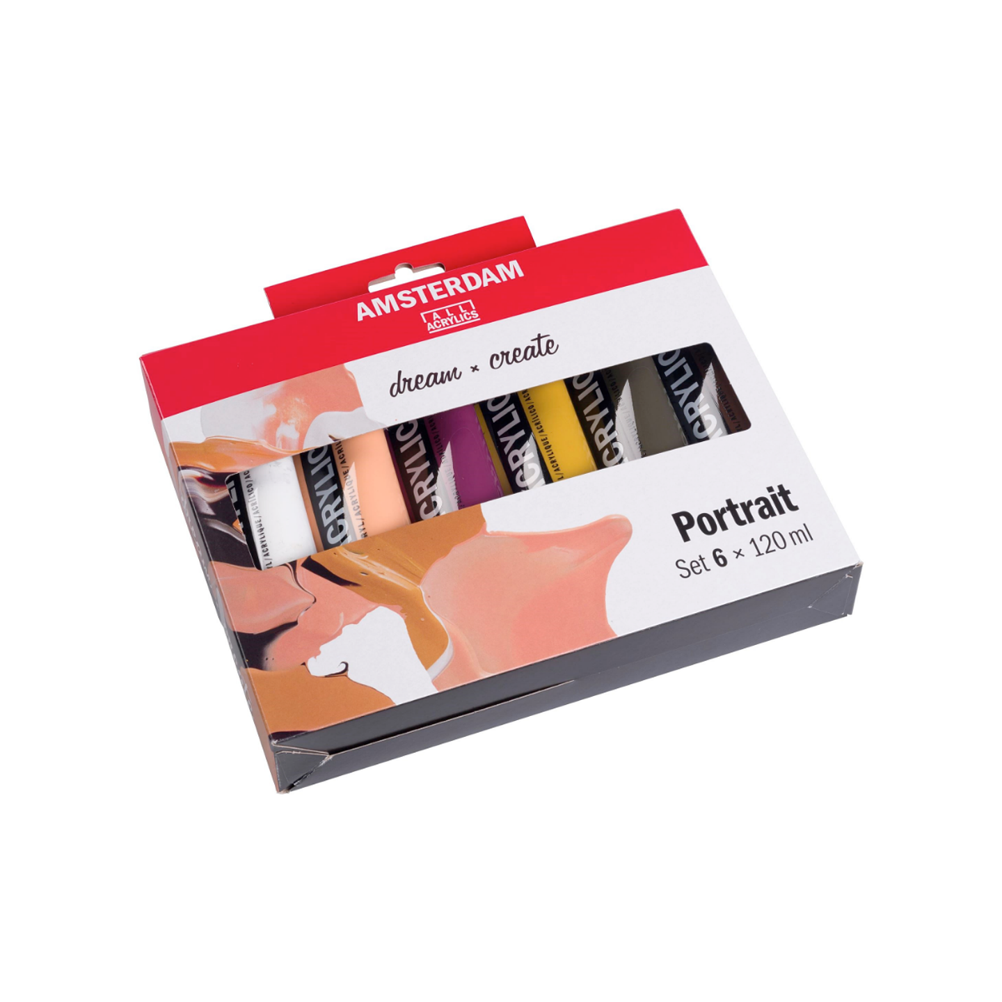 Set 6 Acrílicos 20ml Colores Retrato (Portrait) 2