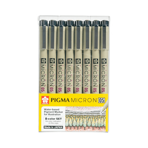 Set 8 Tiralíneas Colores Punta 05