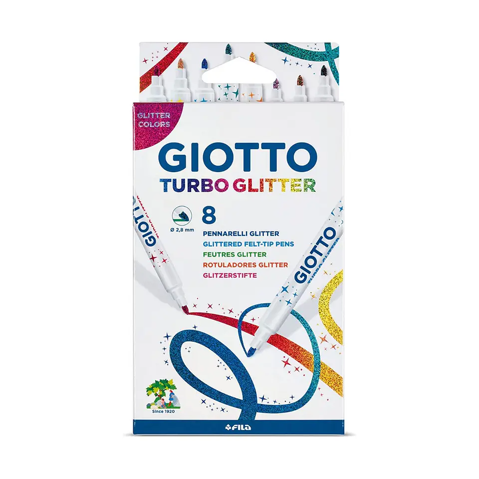 Marcador Giotto Turbo Glitter 1