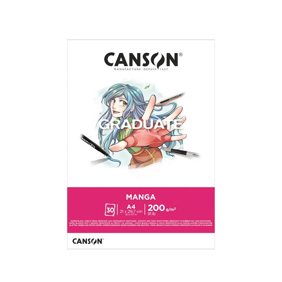 Canson Manga Pad Graduate 200gr 30hj 2