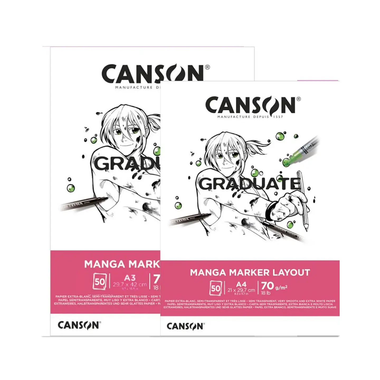 Canson Marker Pad Graduate 70gr 50hj 1