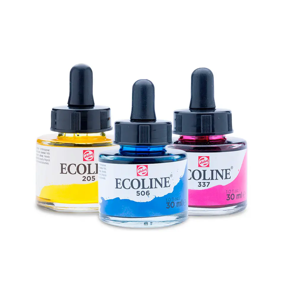 Acuarela Líquida Ecoline Con Gotero 30ml 1