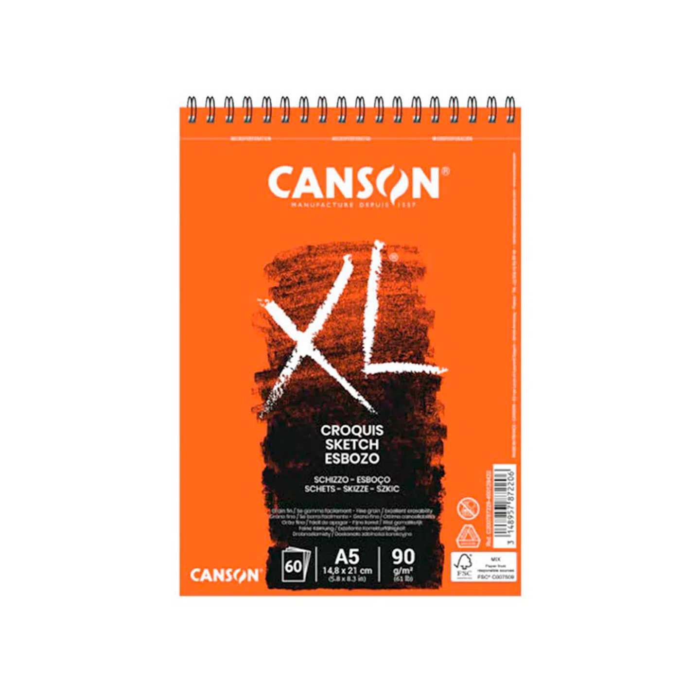 Croquera Canson XL Croquis - Distintas Medidas 2