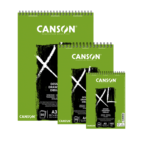 Croquera Canson XL Dessin Drawing - Distintas Medidas