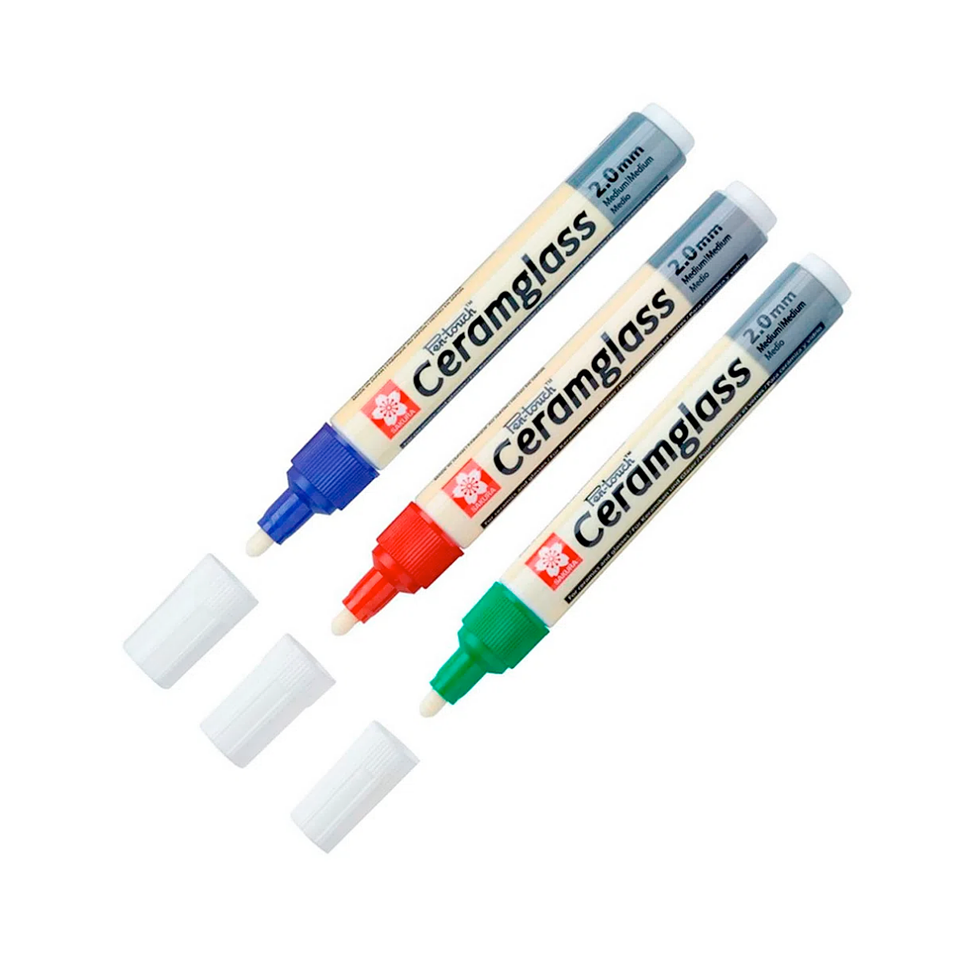 Marcador para cerámica y vidrio 2mm 1