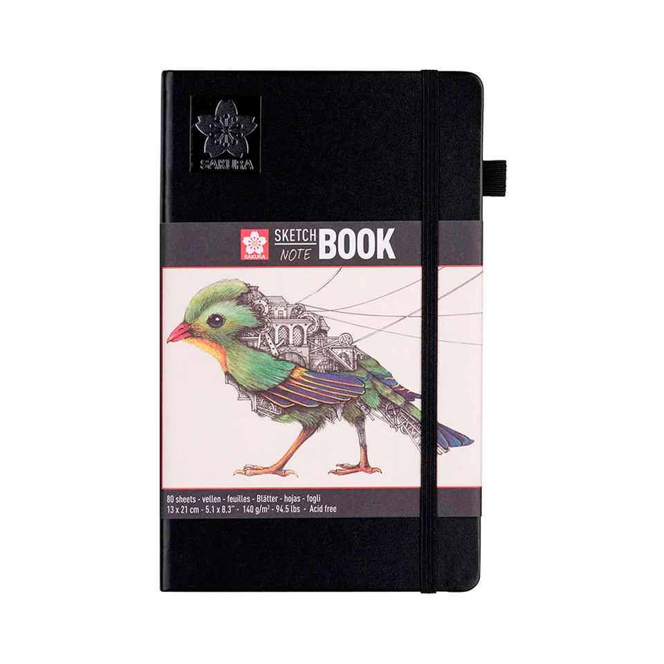 Sketchbook Sakura 80hj 140gr - Blanco Crema 4
