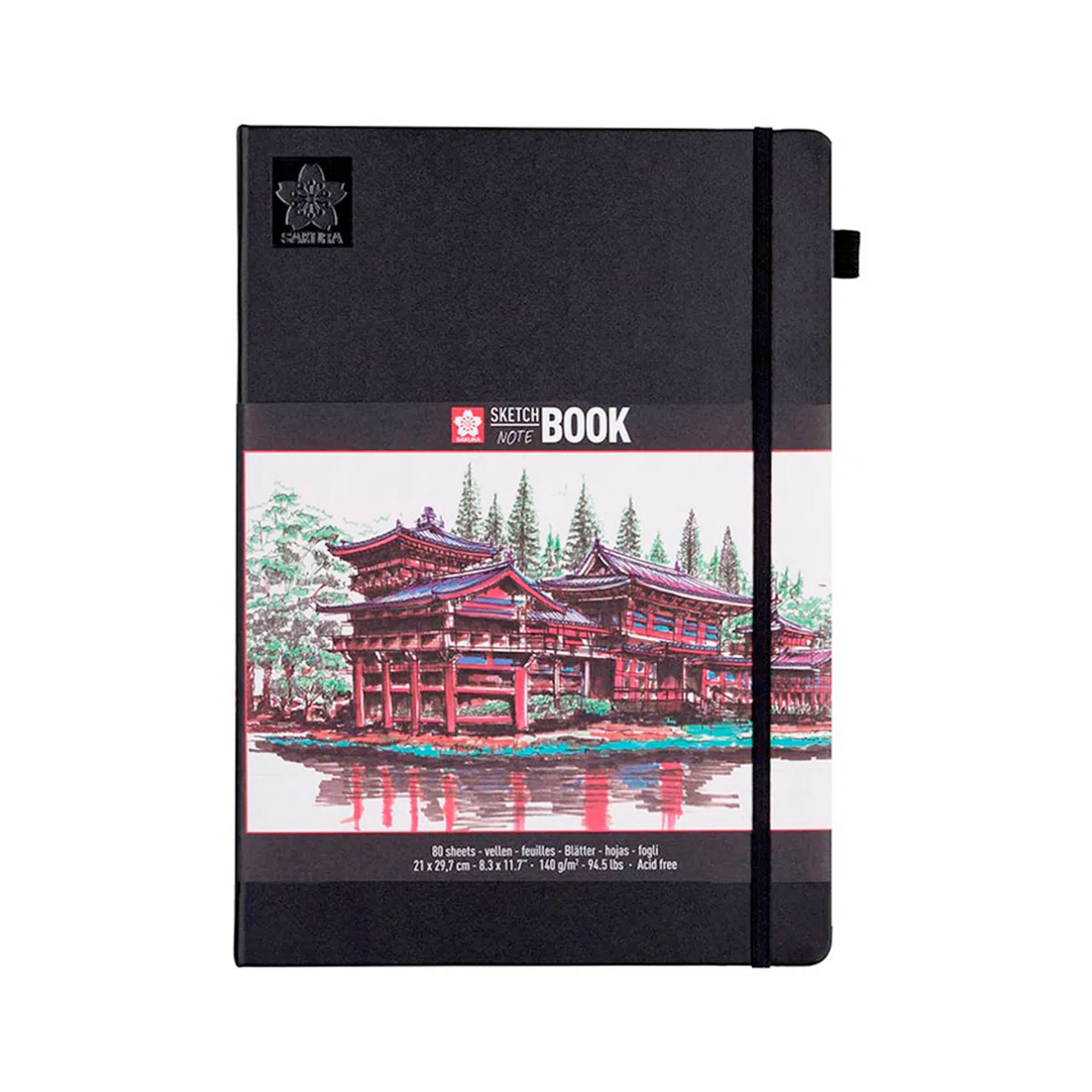 Sketchbook Sakura 80hj 140gr - Blanco Crema 6